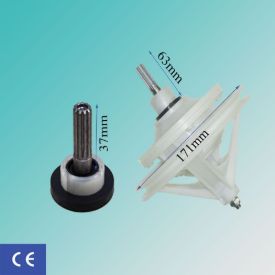 تصویر گیربکس دوقلو اسنوا 11شیار -ART  37mm