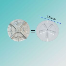 تصویر پروانه گلدستار 33/5 سانتی 11 شیار ارتفاع 10