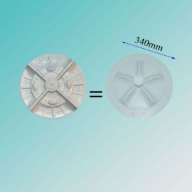 تصویر پروانه پاکشوما 34 سانتی 11 شیار ارتفاع 15