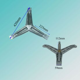تصویر شفت آبكش كندی ديگ پرسی هزارخار 2 پیچ از بغل ايران (5و6) MSP