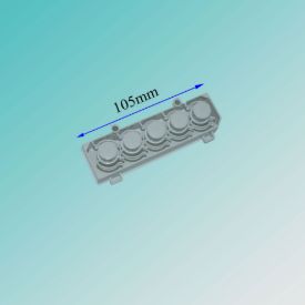 تصویر دكمه پنج تايی پنل ال جی سفيد فابريک