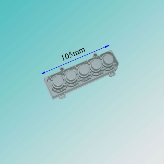 تصویر دكمه پنج تايی پنل ال جی سفيد فابريک