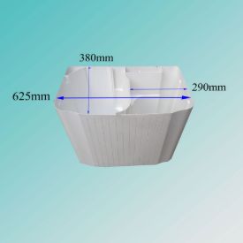 تصویر وان پلاستيكی دوقلو سپهرالكتريک 380*625 شماره 10