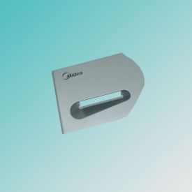 تصویر دستگيره جاپودری مايديا نيم هلال سيلور