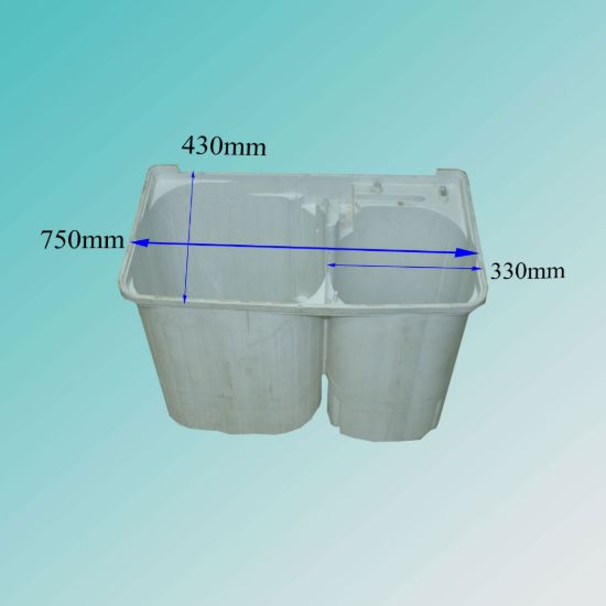 تصویر وان پلاستيكی دوقلو سپهرالكتريک 430*750 شماره 1