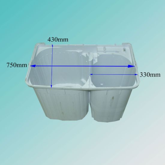 تصویر وان پلاستيكی دوقلو سپهرالكتريک 430*750 شماره 2